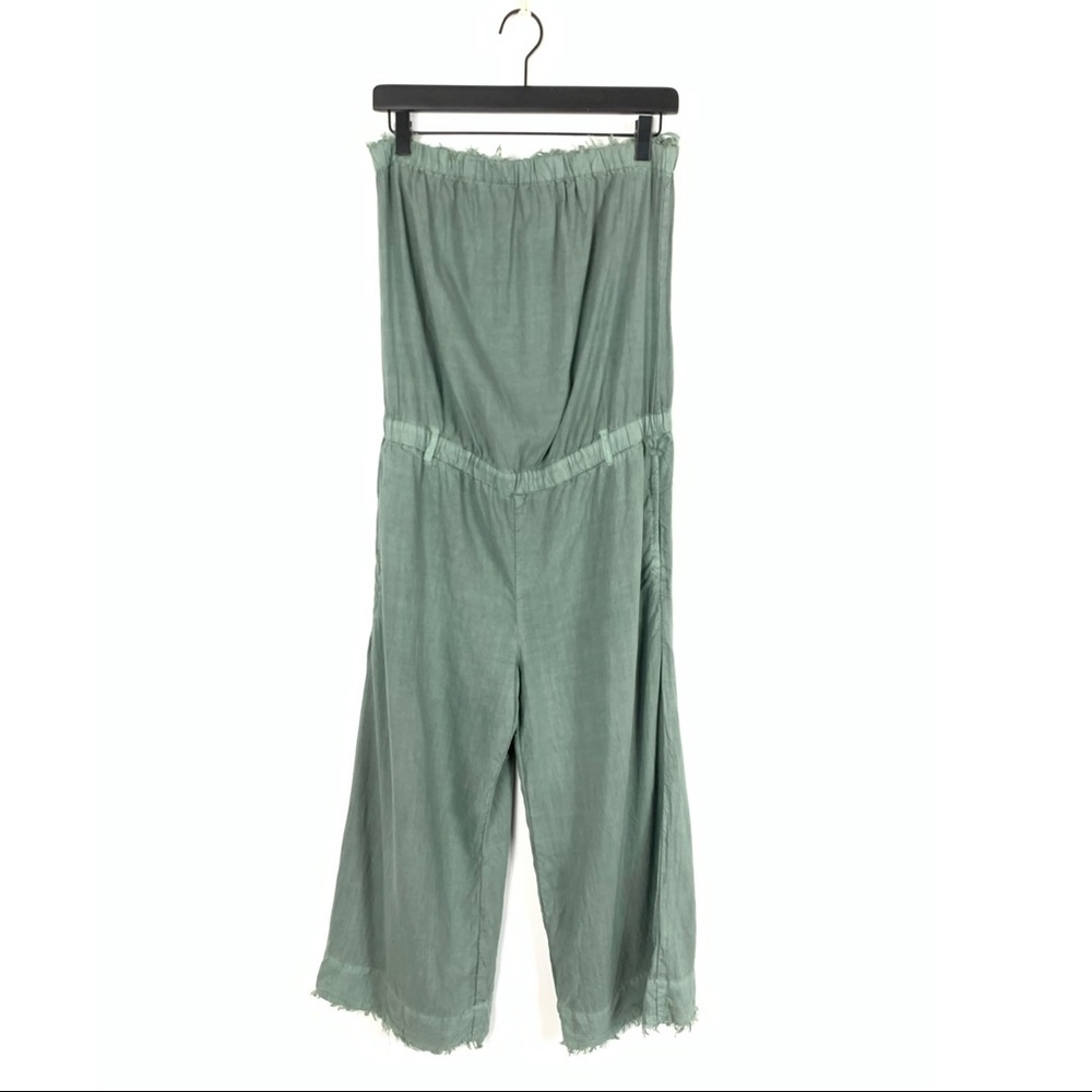 Cloth & Stone Strapless Tencel Jumpsuit size M